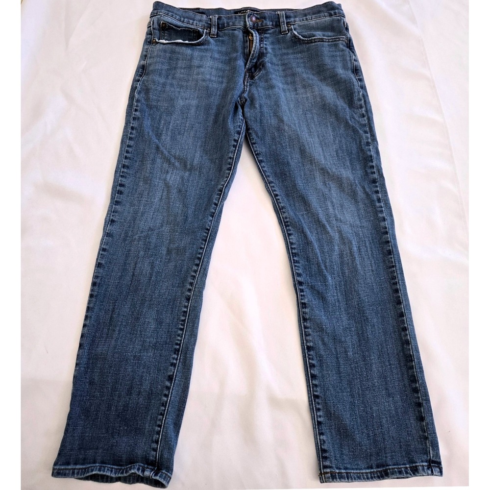 Lucky Brand 221 Straight Leg Jeans Mens Size 32x29 Blue Denim Classic Retro Cool